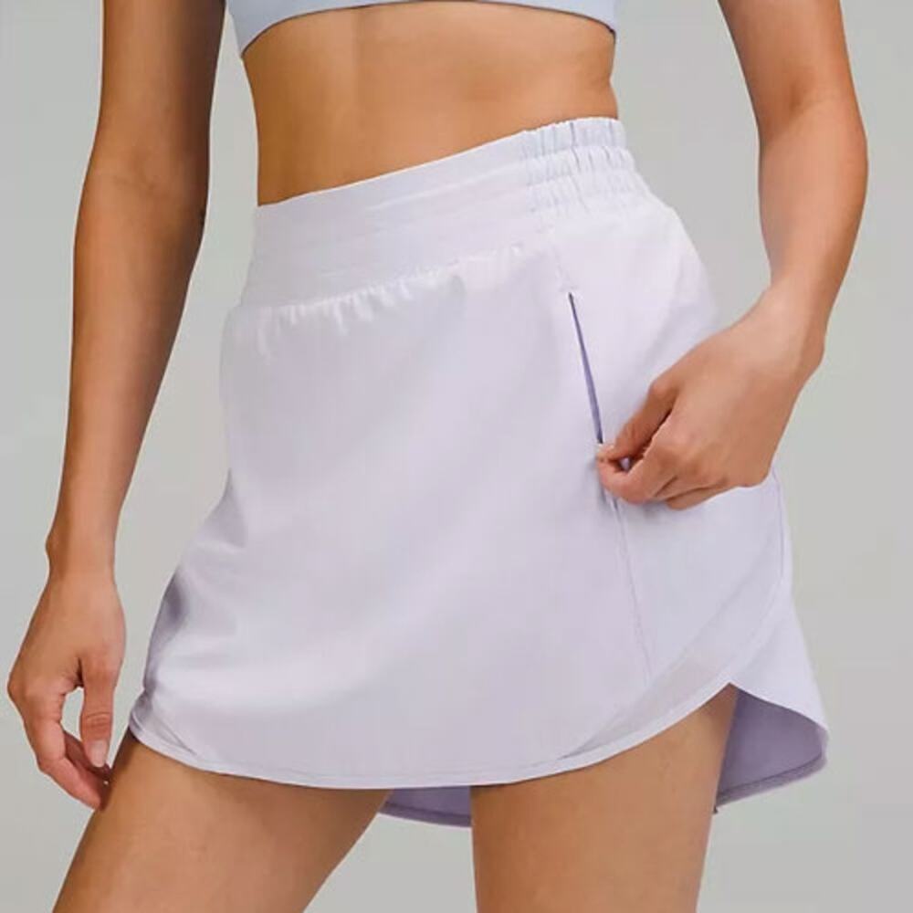 Lululemon Hotty Hot High-Rise Skirt Pastel Blue - Size 2